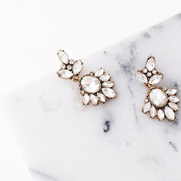 Crystal Drop Earrings - Picture 4 of 7